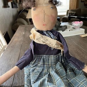Prim country style Liberty doll. She’s very cute!